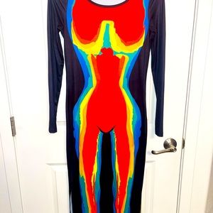 Multicolored Maxi Dress